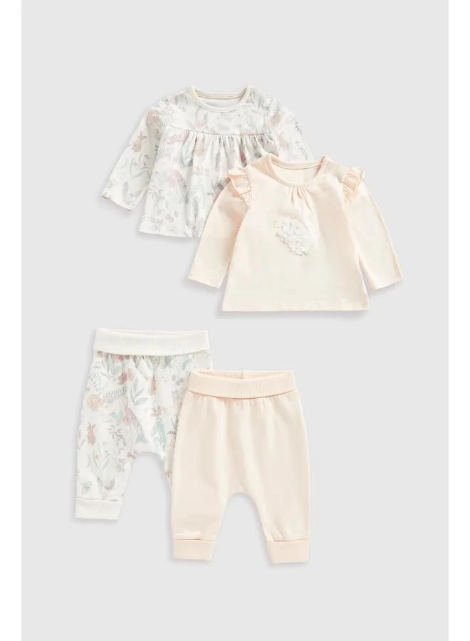mothercare Enchanted T-Shirts and Joggers 4-Piece Set